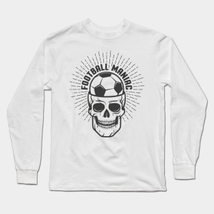 Football maniac print Long Sleeve T-Shirt